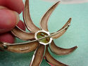 TIFFANY & Co XL Citrine Fireworks Daisy Brooch Pin