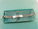 TIFFANY Men's I.D. Curb Link Solid Sterling Silver