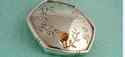 TIFFANY 18K Gold Ladybug on Sterling Silver Bamboo