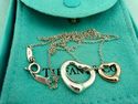 TIFFANY & Co. Silver 18K Gold Double 2 Peretti Ope