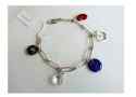 TIFFANY & Co Peretti Gemstone Charm Bracelet Lapis
