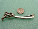 TIFFANY & Co XL Bow Ribbon Tied Brooch Pin Sterlin