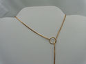  Gucci Lariat 18K 750 Gold MINT Pendant Necklace (