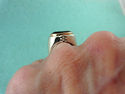 Michael Dawkins Large Smoky Topaz 14K Gold & Sterl
