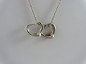 TIFFANY & Co. Peretti 2 Small Open Heart Pendants 