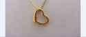 TIFFANY & Co. Elsa Peretti Gold Open Heart Pendant