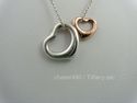 TIFFANY & Co. Silver 18K Gold Double 2 Peretti Ope