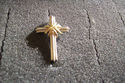 TIFFANY & Co. 18k Gold & Sterling Silver Cross Pen