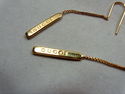  Gucci Lariat 18K 750 Yellow Gold MINT Earrings, B