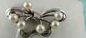 Mikimoto Vintage Akoya Pearl Butterfly Sterling Si
