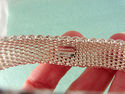TIFFANY & Co. Somerset Chain Mesh Wide Sterling Si