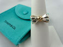 TIFFANY & Co. 18K Gold & Sterling Silver Bow Ring 