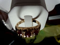 Pigeon Blood Ruby & Diamond Hand Engraved Gold Ban