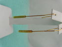  Gucci Lariat 18K 750 Yellow Gold MINT Earrings, B