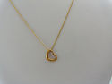 TIFFANY & Co. Elsa Peretti Gold Open Heart Pendant