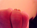 TIFFANY & Co. Peretti 18K Gold .50 ct Diamond Bow 