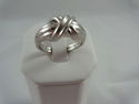 TIFFANY & Co. 18K White Gold Signature X Kiss RARE