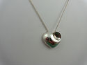 TIFFANY & Co. Folded Heart Necklace Sterling Silve