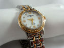 R.Weil Tango 18K GP Diamond Bezel &#'s M-O-P Face 