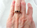Pigeon Blood Ruby & Diamond Hand Engraved Gold Ban
