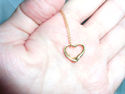 TIFFANY & Co. Elsa Peretti Gold Open Heart Pendant