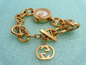 Gucci 107 Series G-Case Ladies Gold G Mariner Char