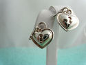 TIFFANY & Co. Padlock Heart & Key Pierced Earring 