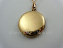 Locket Yellow Gold Fill w. Love Birds Engraved - G