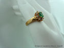 Estate Natural Emerald & Diamond Princess Engageme