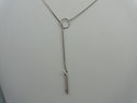  Gucci Lariat 18K 750 Gold MINT Pendant Necklace (