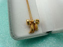 TIFFANY & Co. Famous 18K Gold Diamond Bow Necklace