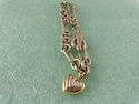 DAVID YURMAN 18K Heart Figaro Toggle Cable Charm B