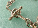 DAVID YURMAN 18K Heart Figaro Toggle Cable Charm B
