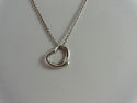 TIFFANY & Co. Peretti Small Open Heart Pendant Cha