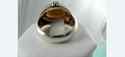 Michael Dawkins Large Smoky Topaz 14K Gold & Sterl