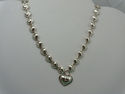 TIFFANY & Co. Padlock Lock Heart Charm CLink Neckl