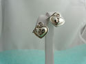 TIFFANY & Co. Padlock Heart & Key Pierced Earring 