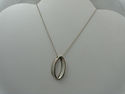 TIFFANY & Co. 3D Shadowed 'O' Shape Pendant Neckla