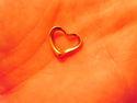 TIFFANY & Co. Elsa Peretti Gold Open Heart Pendant