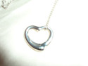 TIFFANY & Co Peretti Open Heart Pendant Chain Neck