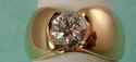 .90 Round Diamond Solitaire "Ideal Cut" 14K Wide G