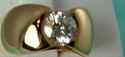 .90 Round Diamond Solitaire "Ideal Cut" 14K Wide G