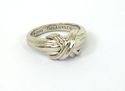 TIFFANY & Co. 18K White Gold Signature X Kiss RARE