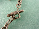DAVID YURMAN * Diamond * Heart Figaro Cable Charm 