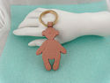 Gucci Teddy Bear Leather on Goldtone Key Chain - R