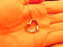 TIFFANY & Co Peretti Open Heart Pendant Chain Neck