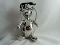 Gucci Silver Glass Teddy Bear Collectible Ornament