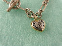 DAVID YURMAN 18K Heart Figaro Toggle Cable Charm B