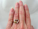 TIFFANY & Co. 18K Gold Bow & Sterling Silver Heart