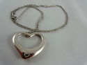 TIFFANY & Co Peretti HUGE XL LARGE Silver Open Hea